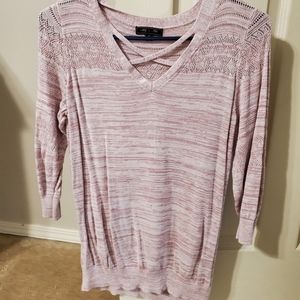 Womens lightweight 3/4 sleeve sweater